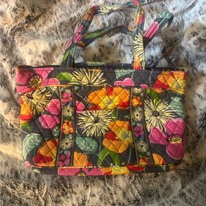Vera Bradley Floral Quilted Tote Bag